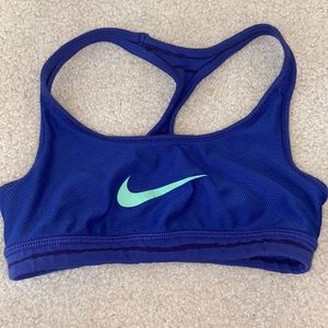 Double sided purple Nike sports bra
